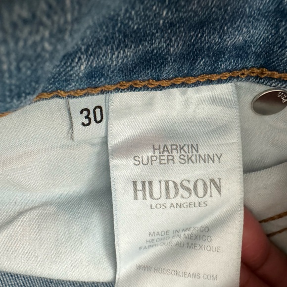 Hudson Harkin Crop Skinny Jeans 30 - Picture 4 of 5